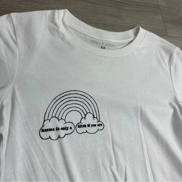 coco + pine Blue Tie Dye Gypsy Soul Fitted Shirt - Picture 2 of 3